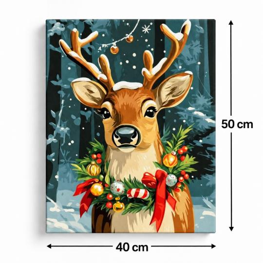 Paint by Numbers – Enchanted Fawn 40x50 cm, photo 3