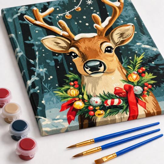 Paint by Numbers – Enchanted Fawn 40x50 cm, photo 4