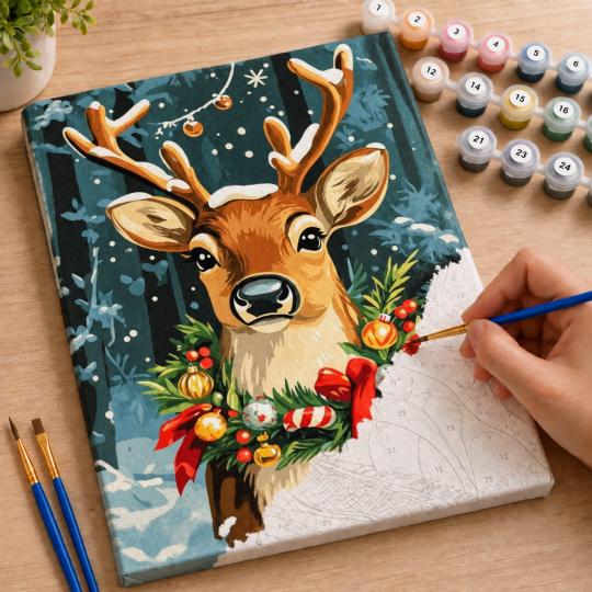 Paint by Numbers – Enchanted Fawn 40x50 cm, photo 7