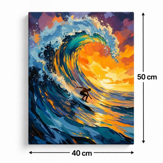 Paint by Numbers – On the Wave 40x50 cm, photo 3