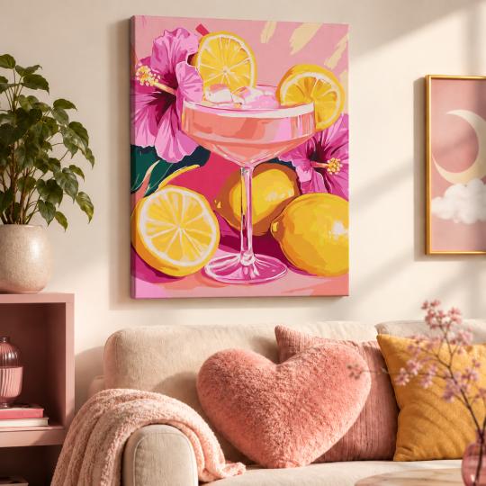 Paint by Numbers – Pink Refreshment 40x50 cm, photo 9