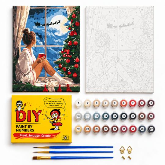 Paint by Numbers – Festive Peace 40x50 cm, photo 2
