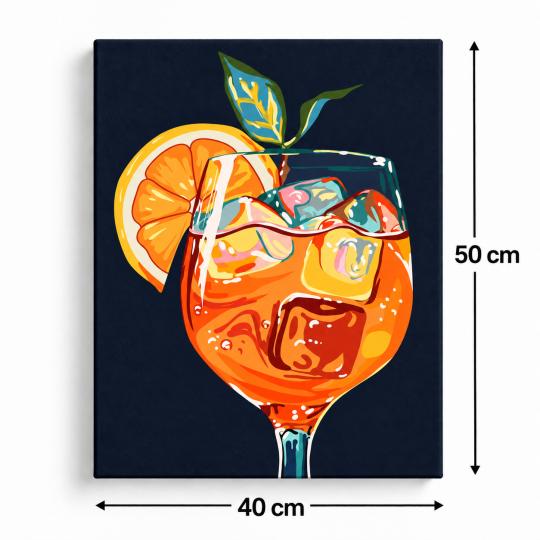 Paint by Numbers Picture Orange Refresh 40x50 cm, photo 3