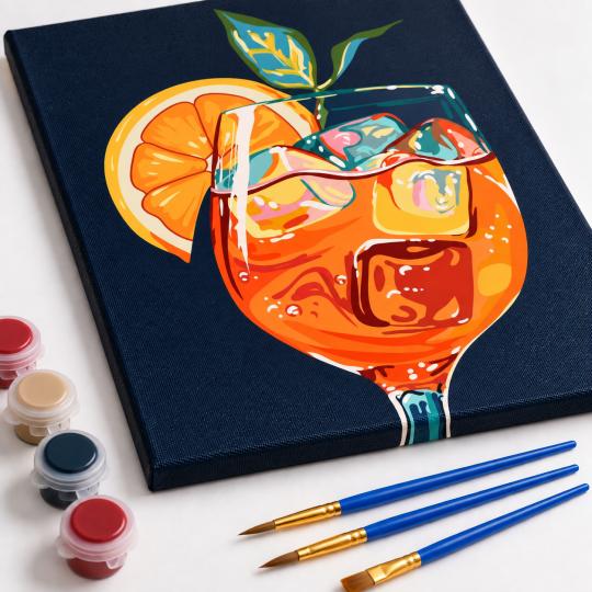 Paint by Numbers Picture Orange Refresh 40x50 cm, photo 4