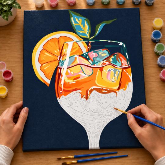 Paint by Numbers Picture Orange Refresh 40x50 cm, photo 6