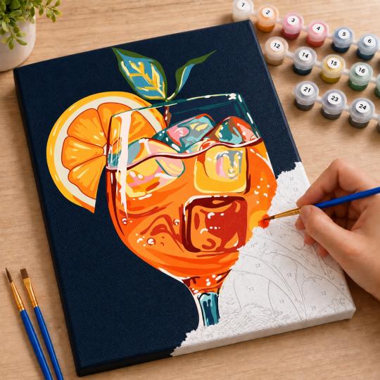 Paint by Numbers Picture Orange Refresh 40x50 cm, photo 7