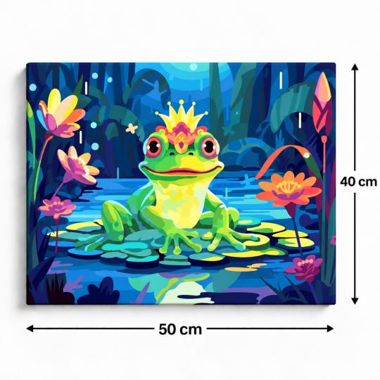Paint by Numbers Picture Frog Prince 50x40 cm, photo 3