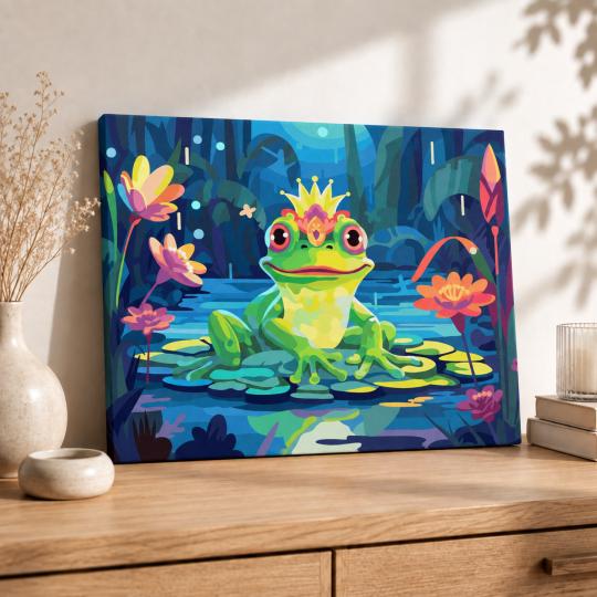Paint by Numbers Picture Frog Prince 50x40 cm, photo 8