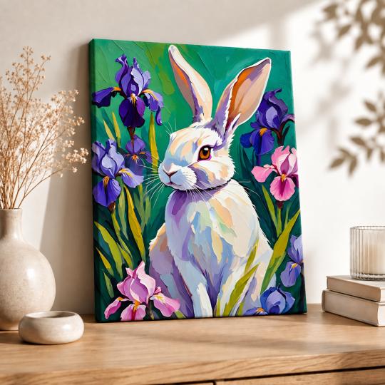 Paint by Numbers Picture White Rabbit 40x50 cm, photo 8