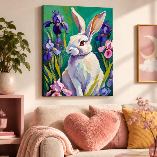 Paint by Numbers Picture White Rabbit 40x50 cm, photo 9