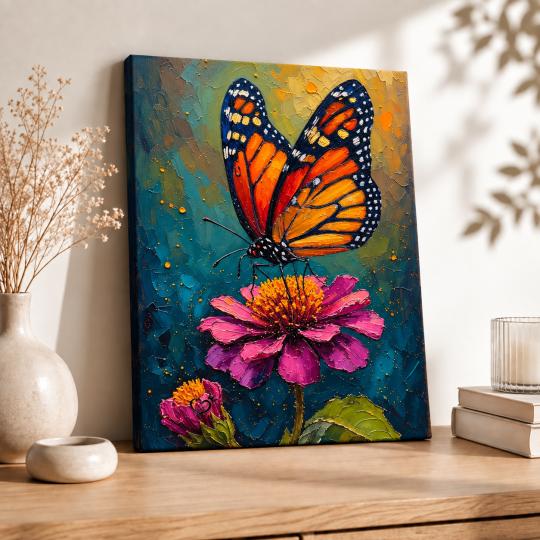 Paint by Numbers Picture Butterfly on a Flower 40x50 cm, photo 8