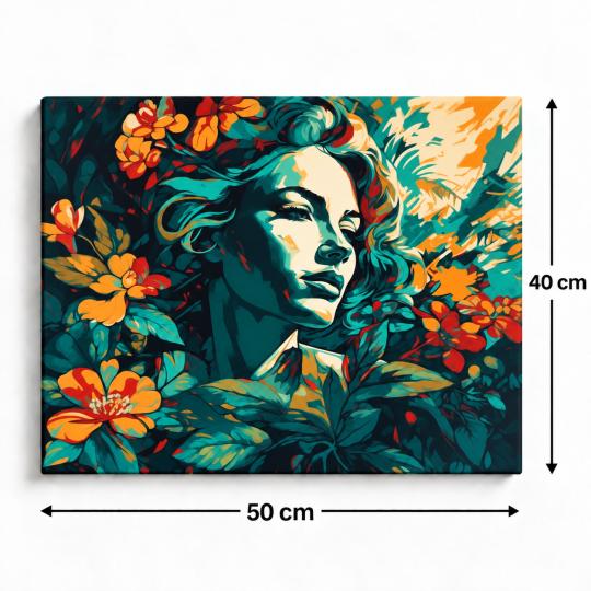 Paint by Numbers Picture In the Embrace of Greenery 50x40 cm, photo 3