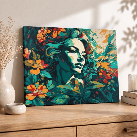 Paint by Numbers Picture In the Embrace of Greenery 50x40 cm, photo 8