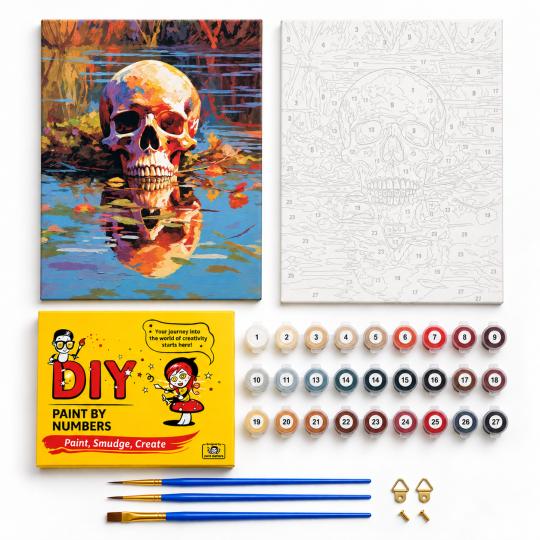 Paint by Numbers Picture Still Waters 40x50 cm, photo 2