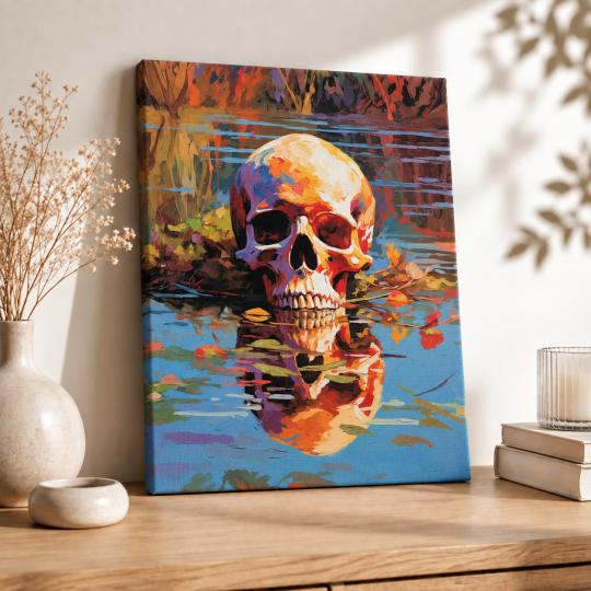 Paint by Numbers Picture Still Waters 40x50 cm, photo 8
