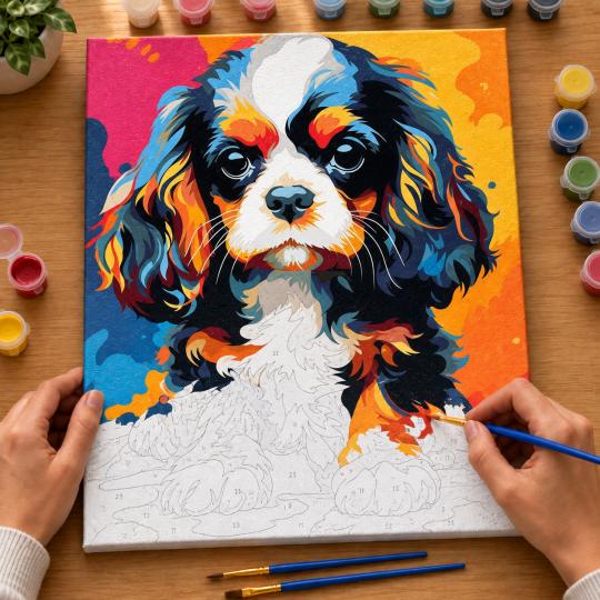 Paint by Numbers Picture Little Gentleman 40x50 cm, photo 6