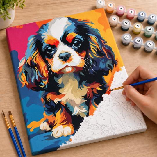 Paint by Numbers Picture Little Gentleman 40x50 cm, photo 7