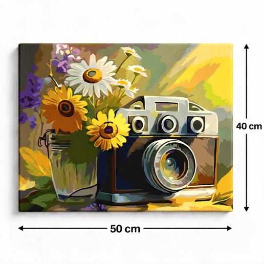 Paint by Numbers Picture Captured Memories 50x40 cm, photo 3