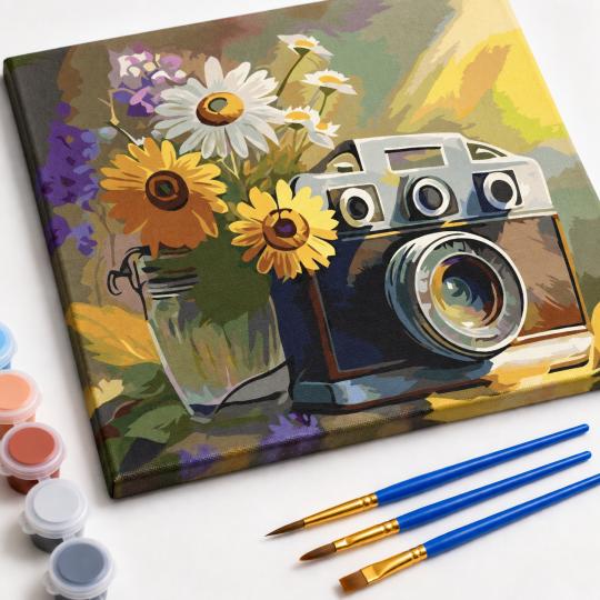 Paint by Numbers Picture Captured Memories 50x40 cm, photo 4