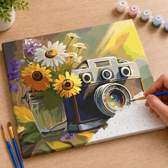Paint by Numbers Picture Captured Memories 50x40 cm, photo 7