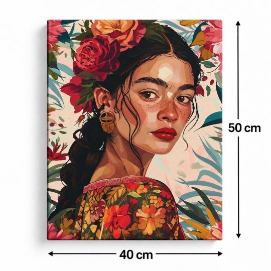 Paint by Numbers Picture Floral Soul 40x50 cm, photo 3