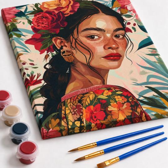 Paint by Numbers Picture Floral Soul 40x50 cm, photo 4