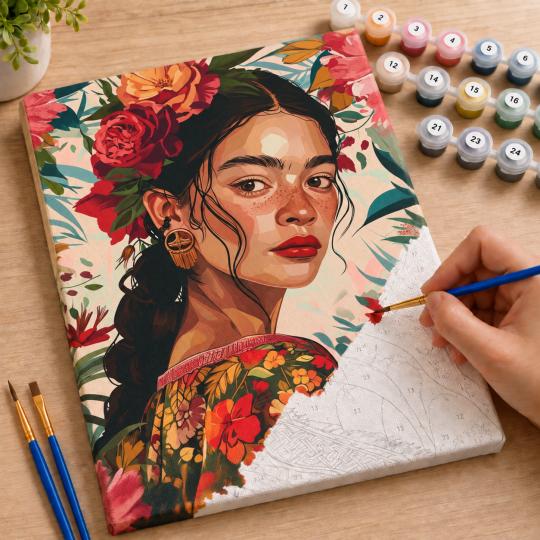 Paint by Numbers Picture Floral Soul 40x50 cm, photo 7