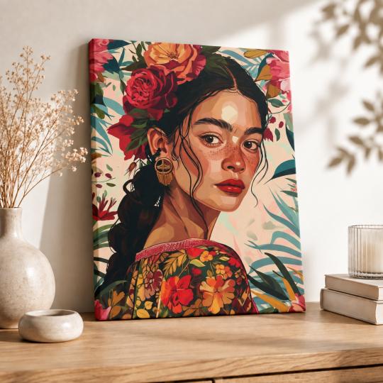 Paint by Numbers Picture Floral Soul 40x50 cm, photo 8