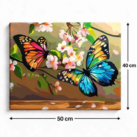 Paint by Numbers Picture Dance of Wings 50x40 cm, photo 3
