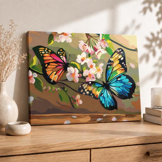 Paint by Numbers Picture Dance of Wings 50x40 cm, photo 8