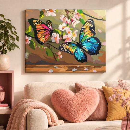 Paint by Numbers Picture Dance of Wings 50x40 cm, photo 9