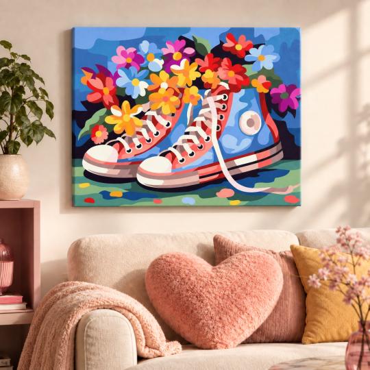 Paint by Numbers Picture Spring in Boots 50x40 cm, photo 9