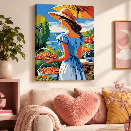 Paint by Numbers Picture Summer Harvest 40x50 cm, photo 9