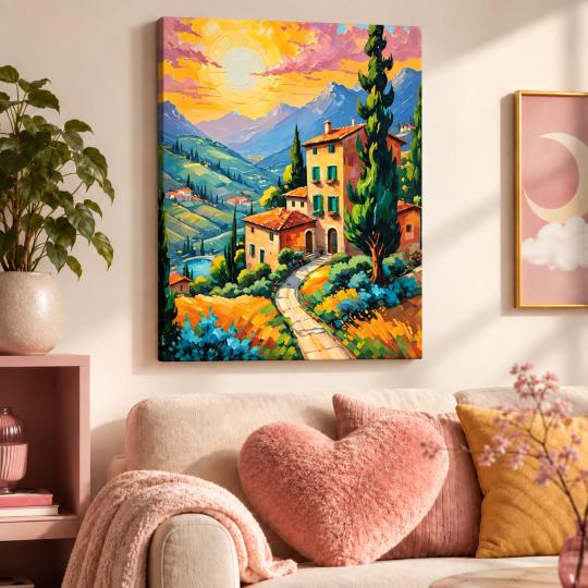 Paint by Numbers Picture Sunny Tuscany 40x50 cm, photo 9