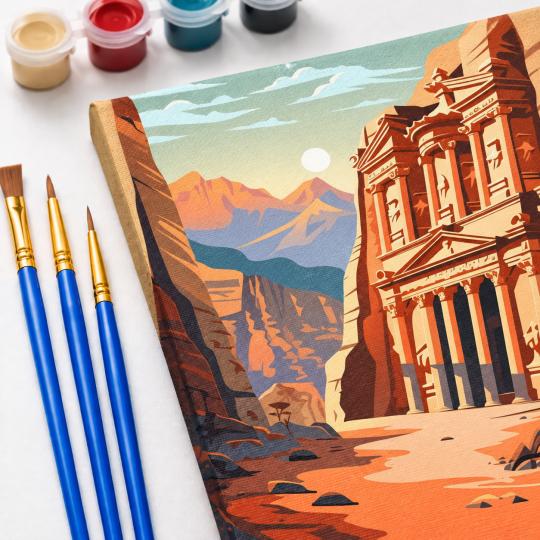 Paint by Numbers Picture Petra 40x50 cm, photo 5