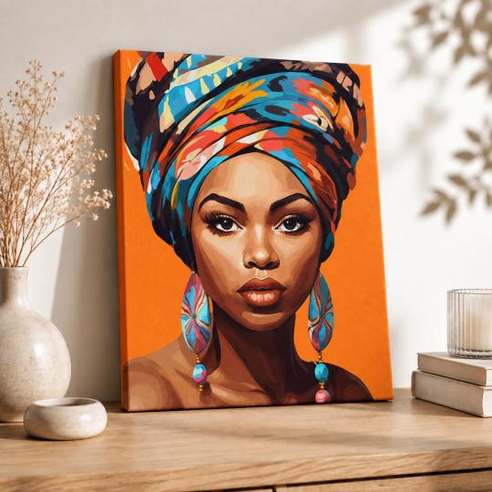 Paint by Numbers Picture Power of a Gaze 40x50 cm, photo 8