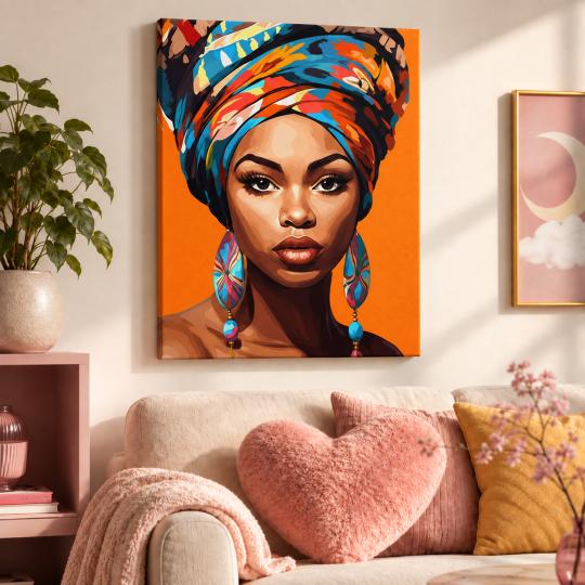 Paint by Numbers Picture Power of a Gaze 40x50 cm, photo 9