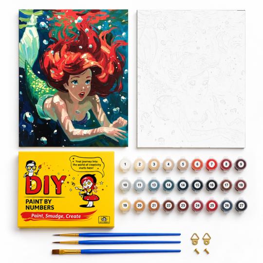 Paint by Numbers Disney The Little Mermaid Picture 40x50 cm, photo 2