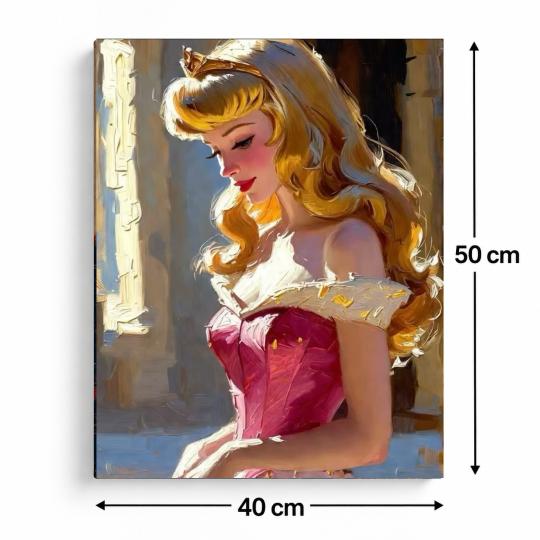 Paint by Numbers Disney Aurora Picture 40x50 cm, photo 3