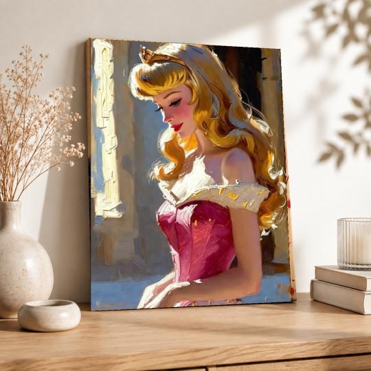 Paint by Numbers Disney Aurora Picture 40x50 cm, photo 8