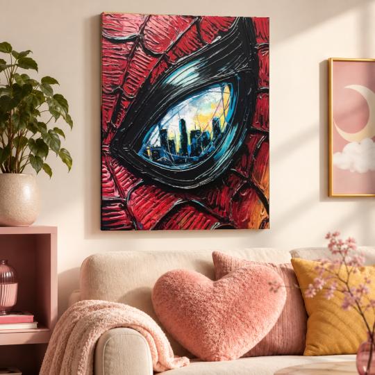 Paint by Numbers Spider Gaze Picture 40x50 cm, photo 9