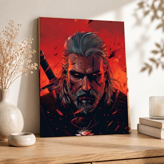 Paint by Numbers The Witcher Geralt Picture 40x50 cm, photo 8