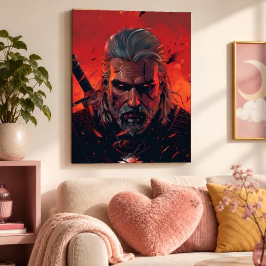 Paint by Numbers The Witcher Geralt Picture 40x50 cm, photo 9