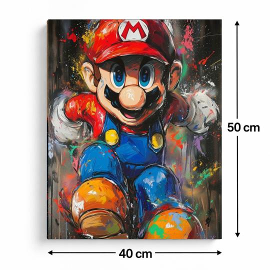 Paint by Numbers Super Mario Picture 40x50 cm, photo 3