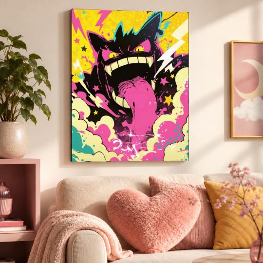 Paint by Numbers Crazy Gengar Picture 40x50 cm, photo 9