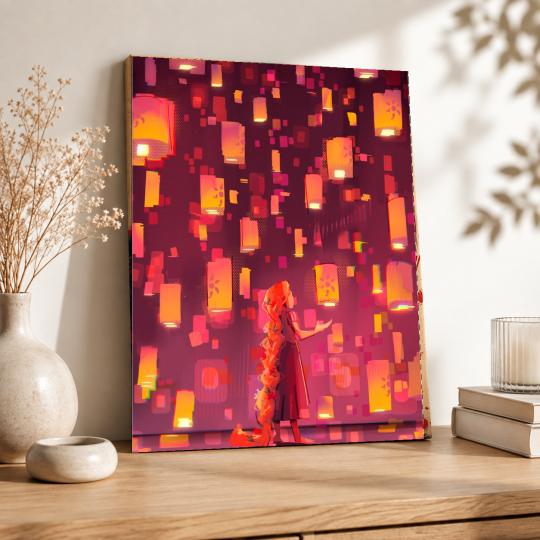 Paint by Numbers Tangled Lanterns Picture 40x50 cm, photo 8