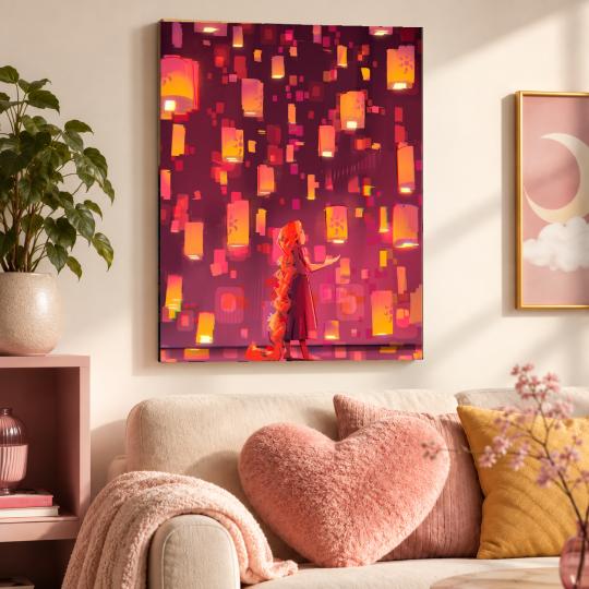 Paint by Numbers Tangled Lanterns Picture 40x50 cm, photo 9