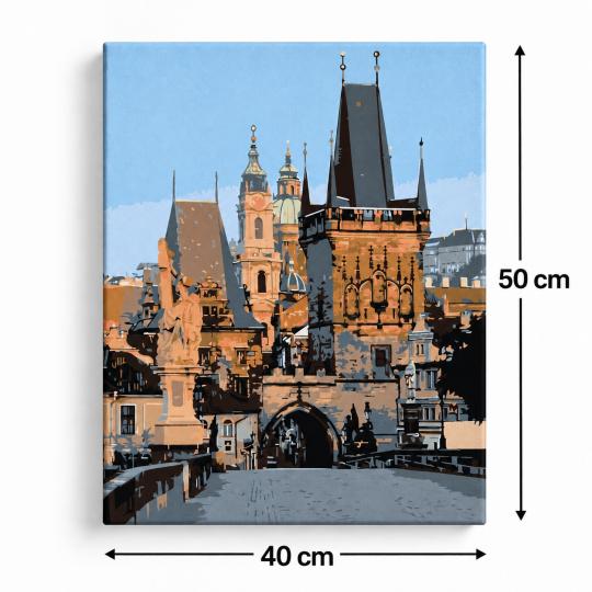 Paint by Numbers Prague Picture 40x50 cm, photo 3