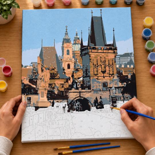 Paint by Numbers Prague Picture 40x50 cm, photo 6