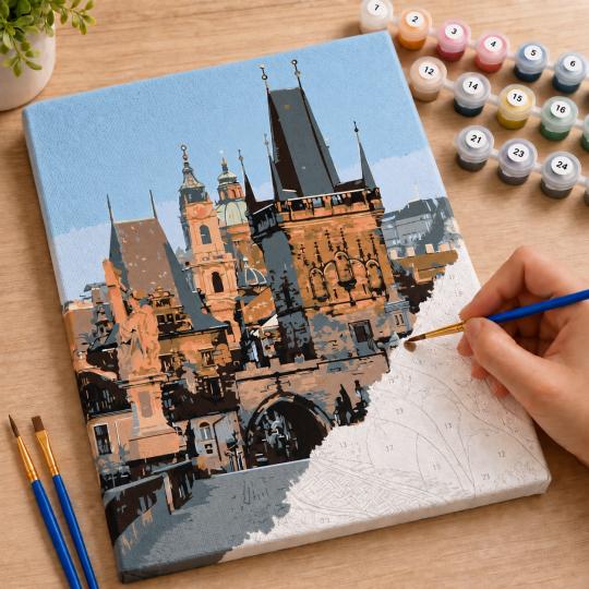 Paint by Numbers Prague Picture 40x50 cm, photo 7